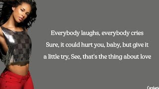 Alicia Keys - The Thing About Me (lyrics)