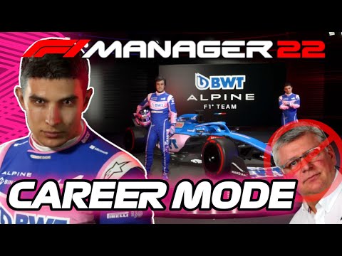 F1 MANAGER 22 CAREER MODE PART 1: SAVING ALPINE! EL PLAN BEGINS! DOUBLE POINTS IN THE FIRST RACE!