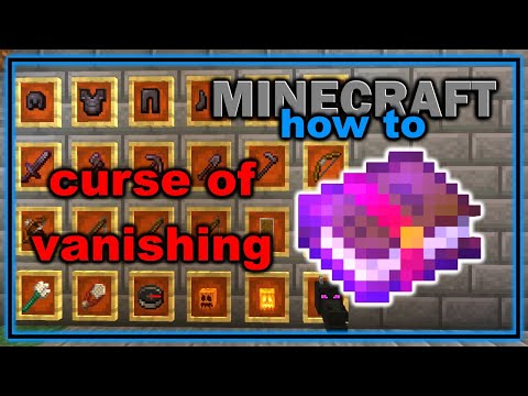 How to Get and Use Curse of Vanishing in Minecraft! | Easy Minecraft Tutorial
