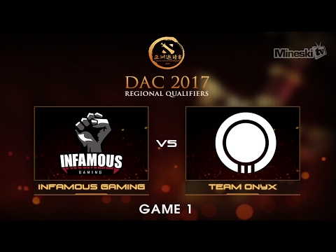 Infamous vs Team Onyx  | Dota 2 Asia Championship | Group Stage | Best of 3 | Game 1