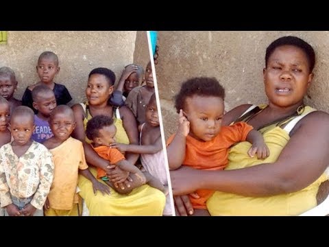 Elle a 39 ans et 38 enfants. Son mari l'a abandonnée et doit les nourrir et les eduquer seule. Video