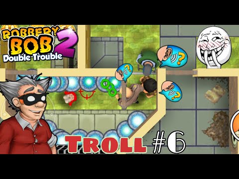 Robbery Bob 2 Troll : Crazy Guy Costume - Use 100 Rc Car - Teleportation Mine Part 6