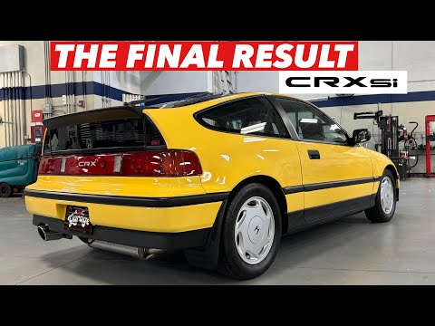 OEM Plus Upgrades & Repair // 1989 Honda CRX Si // Barbados Yellow Y-49 (Ep 5)