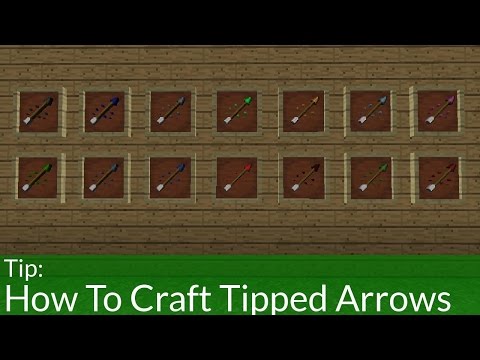 Insane Minecraft Tip! Tipped Arrow Crafting Tutorial