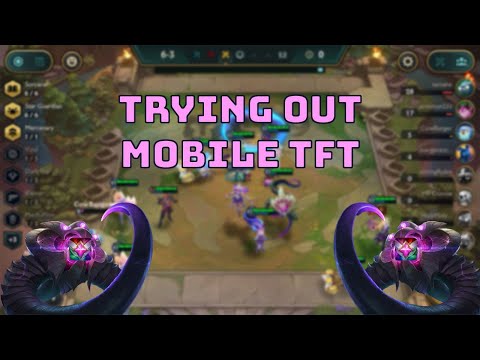 Learning Mobile TFT| Trying out 6 Sorcerers and 6 Star Guardian Velkoz|