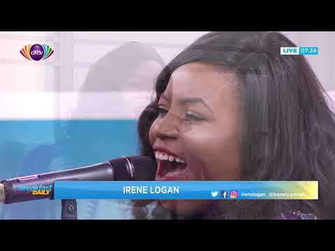 Ghanaian vocalist Irene Logan performs on Breakfast Daily