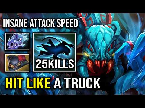 NEW 2023 Hardest Late Game Carry 100% Insane Attack Speed with Level 30 Pirate Hat Weaver Dota 2