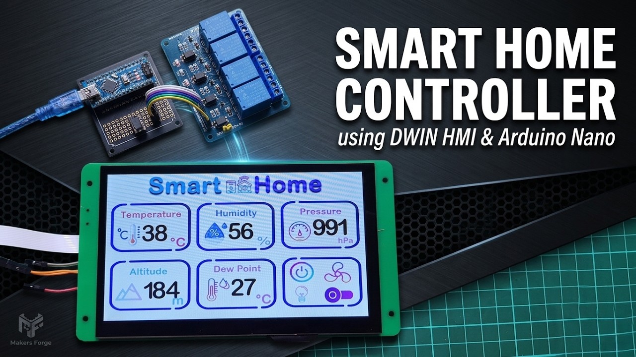 Build an Arduino Smart Home System: Monitor Environment & Control Appliances