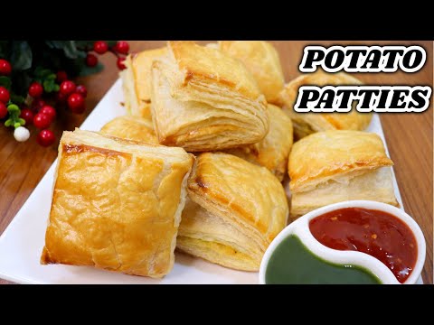 POTATO PATTIES | Aloo Ke Patties With Homemade Dough | Aloo Patties Recipe
