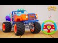 Wheels On The Monster Truck Nursery Rhymes For Kids Happy Tots
