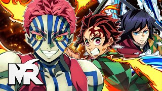 Cover art for Akaza vs Tanjiro & Tomioka