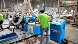 Máy cắt 2 đầu xe tăng Woodmaster |   Cắt phay 2 đầu 6 dao WM-86A