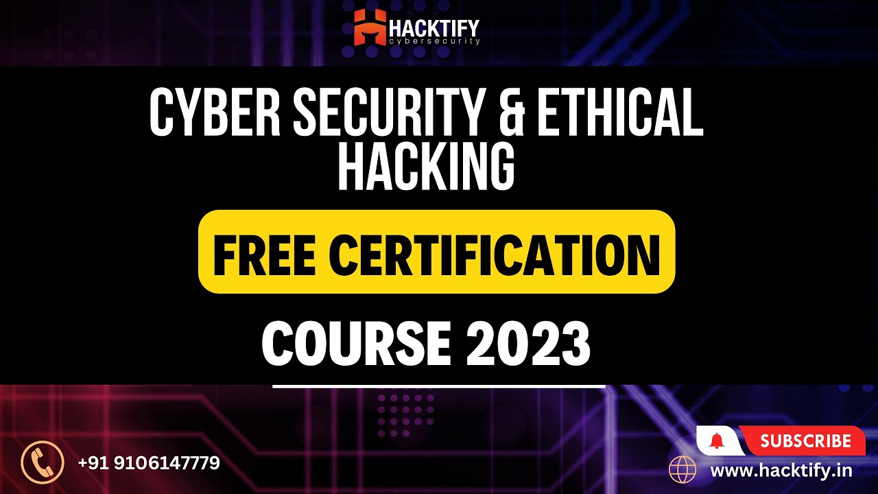 Introduction to Ethical Hacking and Cyber Security - YouTube