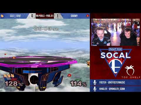 Fight For SoCal 8 - CLG | SFAT (Fox) VS Goomy (Samus) - SSBM - RR Pools (B1)