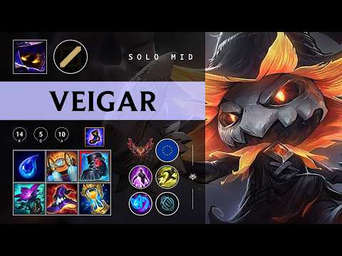 Veigar Mid vs Syndra - EUW Grandmaster Patch 26.04