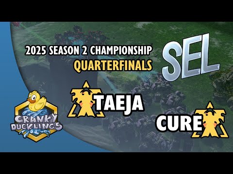 TaeJa vs Cure - TvT | SEL Season 2 Championship 2025 - Quarterfinals | SC:Evo Mod Tournament