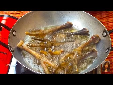 Deep fried Chicken Legs - Delicious Snack - Cambodian Homemade Video