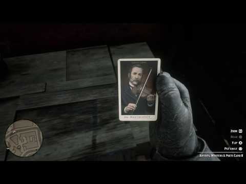 Artists Writers And Poets Cigarette Card 8 Location #RDR2 #CigaretteCards