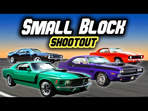 Thumbnail for PONY CAR SHOOTOUT | Z28, Challenger T/A, Boss 302, & Javelin by Pony car