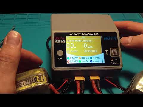 HOTA D6 Pro duo Lipo charger Hands on & quick test