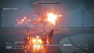 【AC6】バルテウス、回復無し、倒し方【4KHDR60fps】