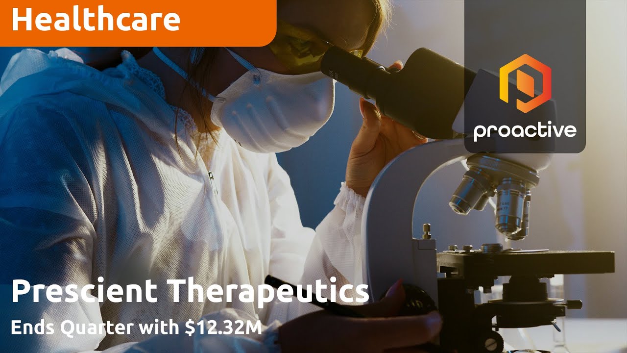 Prescient Reports Solid Quarter, PTX-100 Advances
