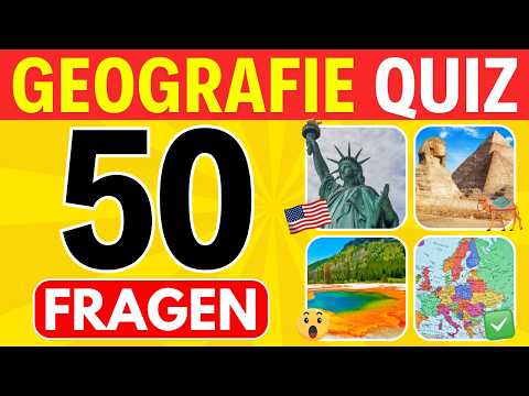 Geography Quiz - 50 geographical questions 🌍