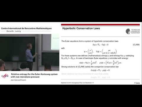 Jan Giesselmann: Relative entropy for the Euler-Korteweg system with non-monotone pressure