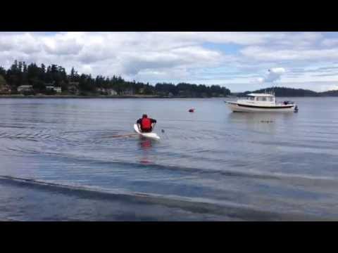 Yost Sea Raider LC Skin-on-Frame Kayak - First Launch