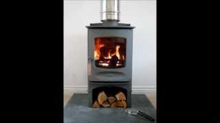 preview picture of video 'Charnwood C-Four wood burning stove Falmouth Cornwall'