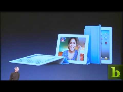 Apple's Steve Jobs Reveals New iPad 2 Cover