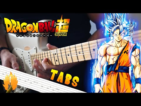 【TABS】Ultimate Battle Guitar Lesson Ultra Instinct Goku Dragon Ball Super【 ドラゴンボール超】身勝手の極意 孫悟空のテーマ