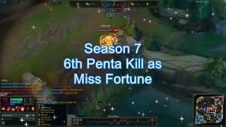 Penta Kill - Miss Fortune (Season 7)