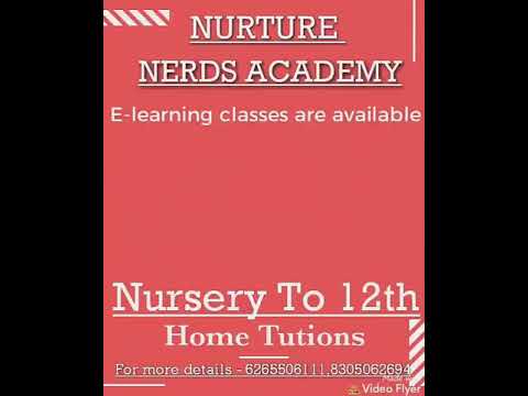 Home tutors for nursery to 12th all subjects