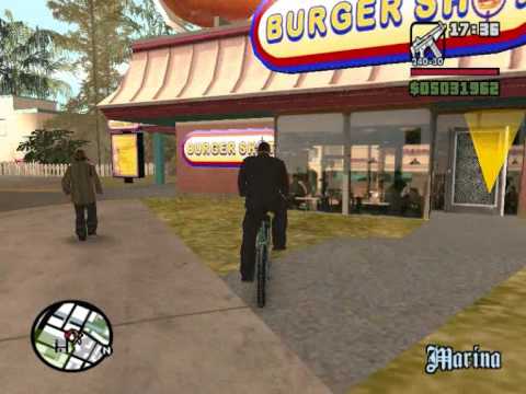 GTA San Andreas Loquendo La Hamburguesa De CJ