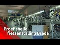 NS houdt in Breda een landelijke proef met supersnel fiets stallen