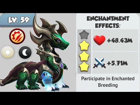 Tyrant Daemonia Dragon Upgrading to Level 59 & 3 Star - Dragon Mania Legends