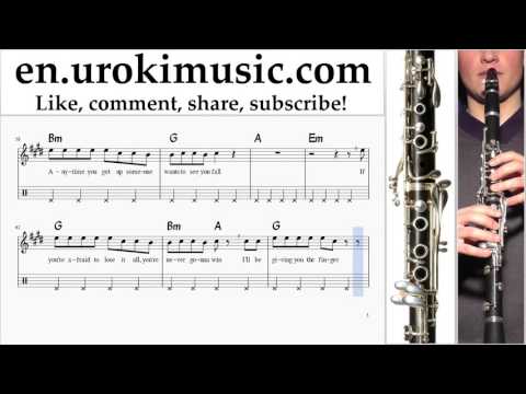 Clarinet lessons Bon Jovi - Knockout Sheet Music Tutorial Part#2 um-352
