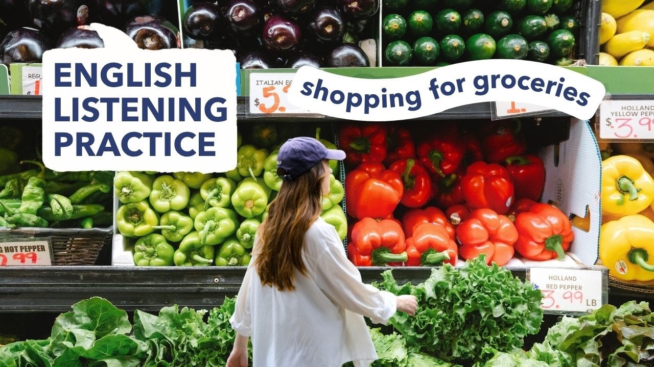 Grocery Shopping in Australia (Market & Supermarket) | Real Life English Listening Practice - YouTube video featuring the word crisp