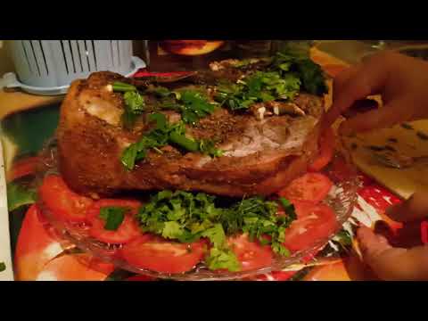 Тарзи пухтани каллаи гов дар духовка