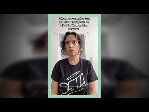 How Many Turkeys Will Be Killed This Year? #shorts