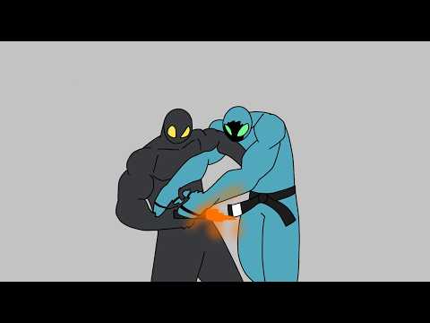 Judo vs Glock | Fight ANIMATION