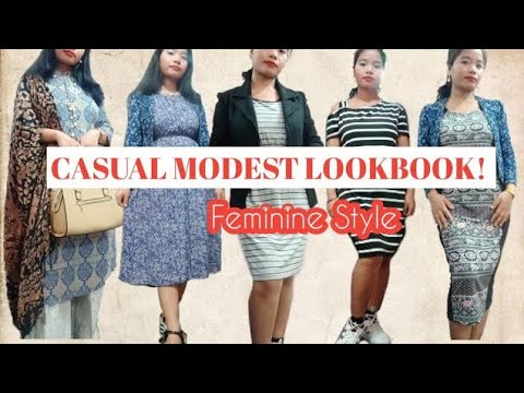 MODEST LOOKBOK | CASUAL AND FORMAL