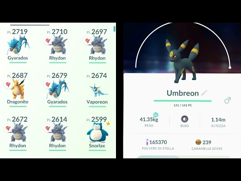 POKEDEX E POKEMON AL COMPLETO + EVOLUZIONE UMBREON: POKEMON GO ITA GEN 2