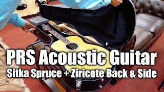 Video thumbnail for PRS Acoustic Guitar SE T60E Sitka Spruce top w/ Ziricote Back & Side by Wild West Guitars