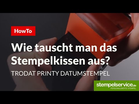 HowTo: Stempelkissen austauschen Datumstempel Trodat Printy Line