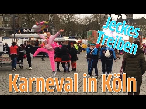 Karneval 2017: Die Kölner Innenstadt füllt sich mit Jecken