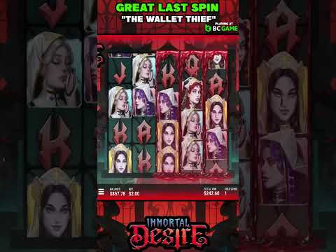 Thumbnail for video: SHE SOUNDS LIKE MY WIFE, IMMORTAL DESIRE BIG HIT! #slots #bcslots #ad #casinogame #casinogames