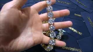 Jumbo Gold 15mm Oversized Flawless Lab Diamond Chain Insane Look
