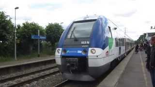 preview picture of video '[Paris] B82500 BiBi - Croisement d'AGC à Mormant (Ligne P Transilien)'